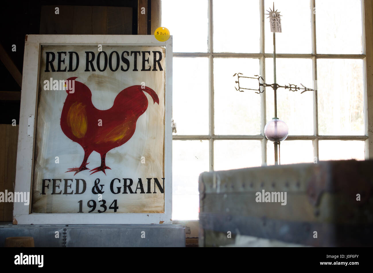 Hors des sentiers battus antique shop, dans l'ouest de la Caroline du Nord. Octobre 2014. Banque D'Images