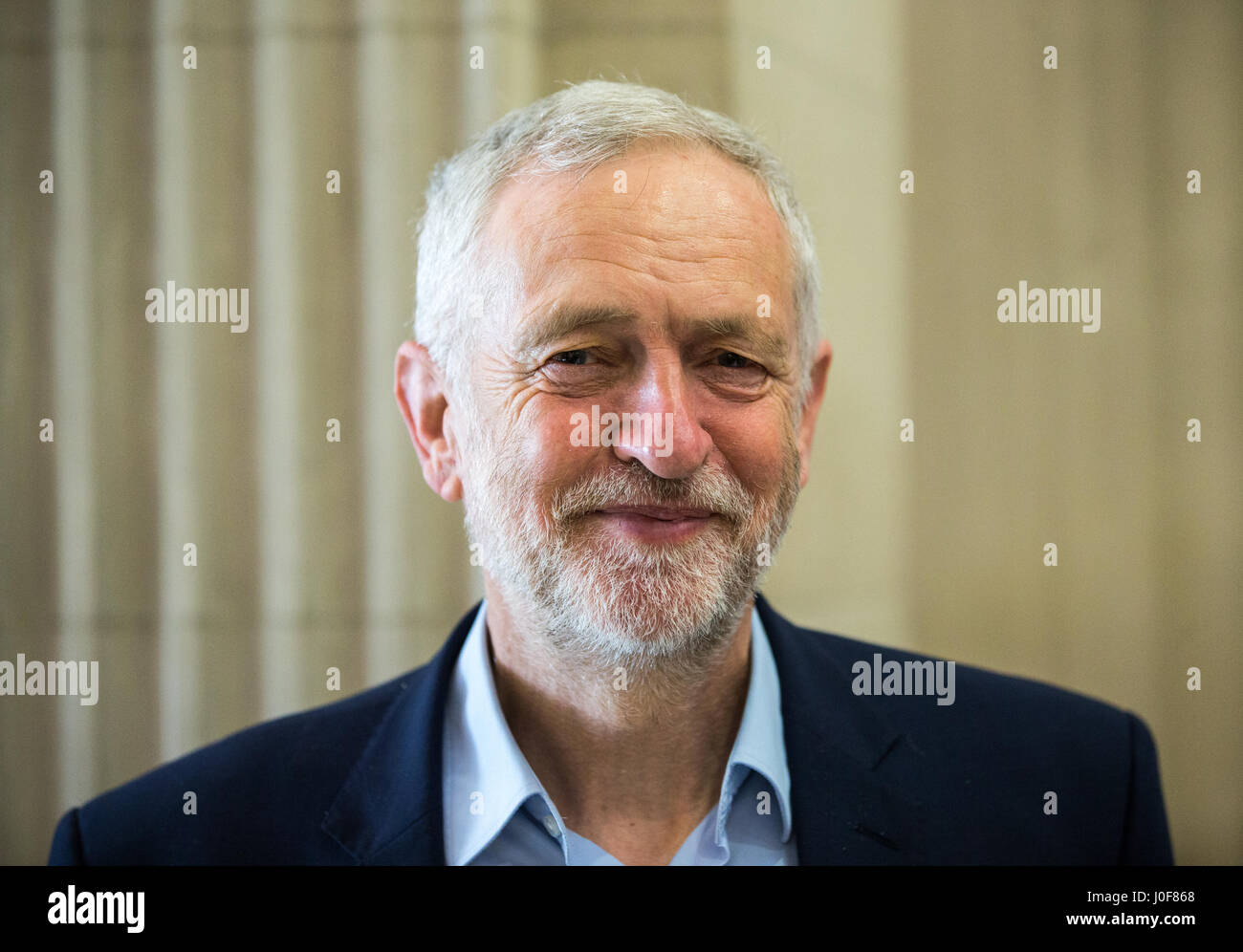Leader syndical, Jeremy Corbyn donne un discours à la Fédération des petites entreprises Banque D'Images