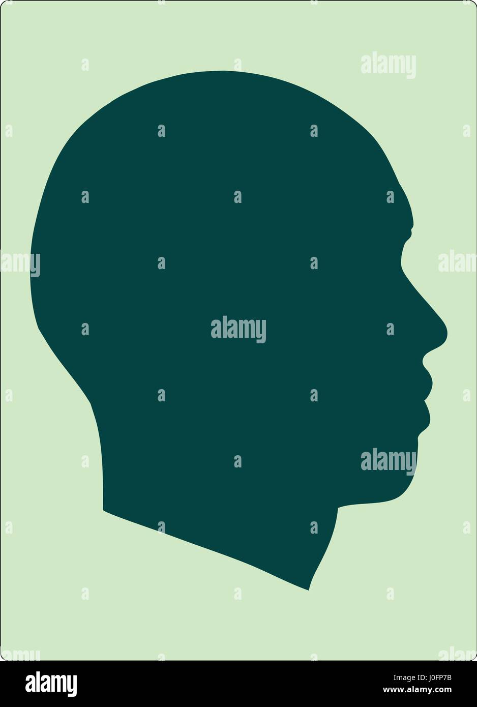 Contours vecteur pour la tête et le visage peut être utilisé dans votre designes Illustration de Vecteur