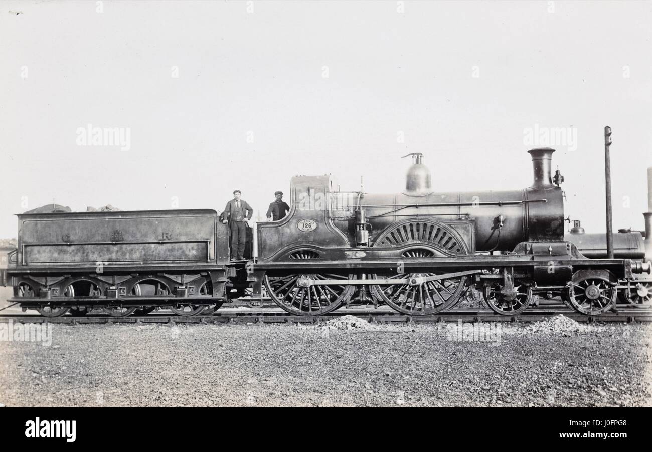 Aucune locomotive 126 : 'Loch Tummel' 4-4-0 Classe Loch, construit en 1896. Conçu par David Jones, renuméroté 14386 par la London, Midland and Scottish Railway Banque D'Images