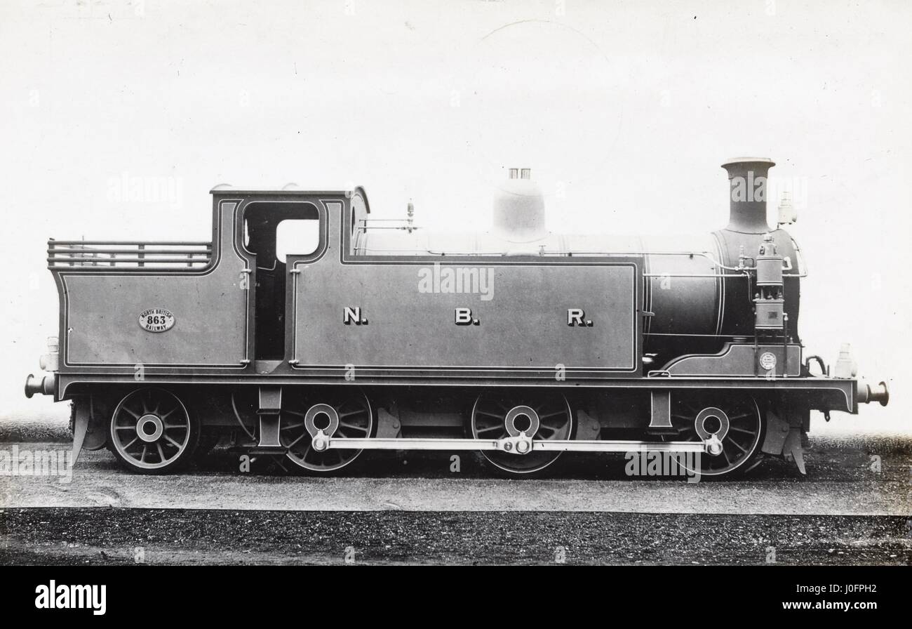 Aucune locomotive 863 : 0-6-2 Banque D'Images