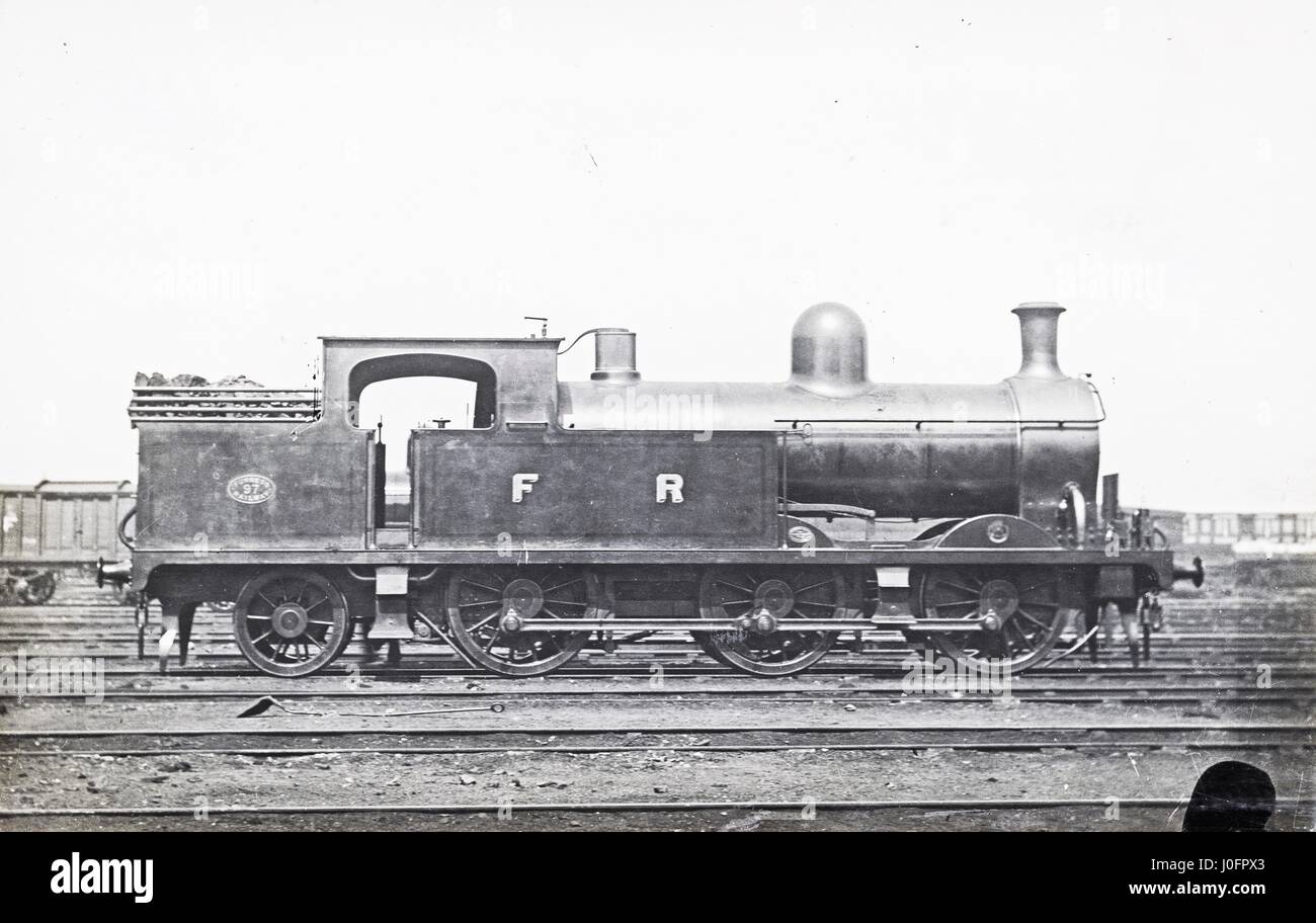 Pas de locomotive 97 : 0-6-2 moteur composé Banque D'Images