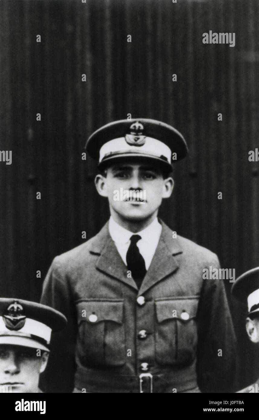 Frank Whittle à partir d'un portrait de groupe de cadets, RAF RAF College, Cranwell Banque D'Images