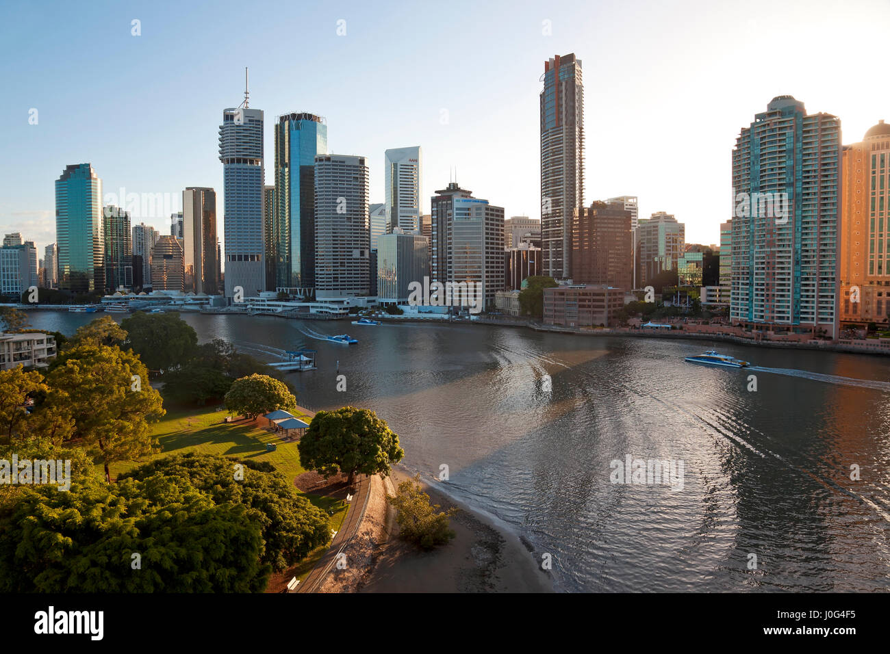 L'horizon de Brisbane, Queensland, Australie Banque D'Images