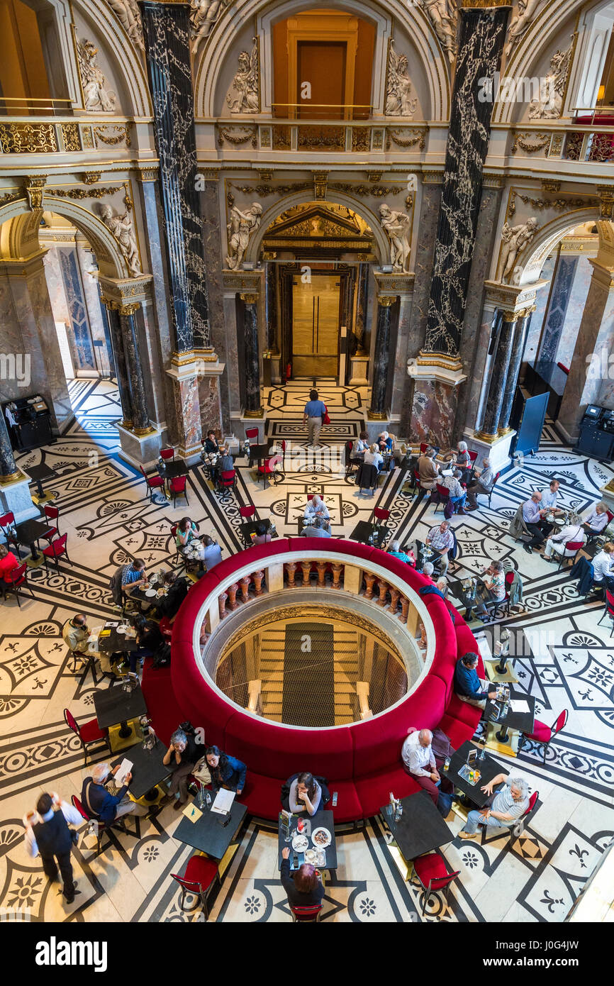 Cafe, le Kunsthistorisches Museum d'art historique, Vienne, Autriche Banque D'Images