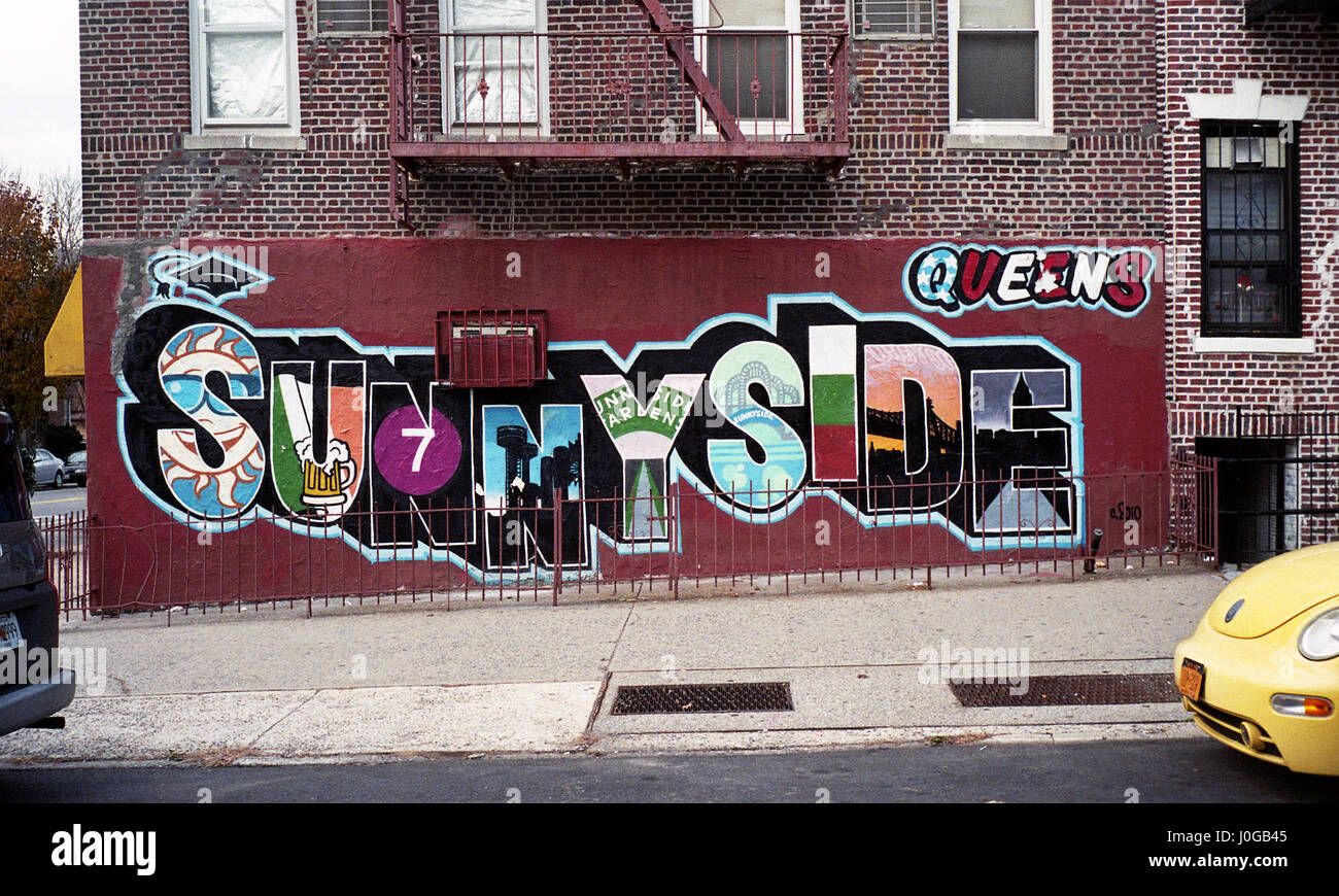 Sunnyside, Queens Banque D'Images Sunnyside, Queens Banque D'Images