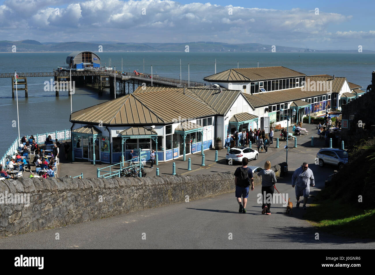 Mumbles pier emplacement possible pour nouveau complexe de l'hôtel Banque D'Images