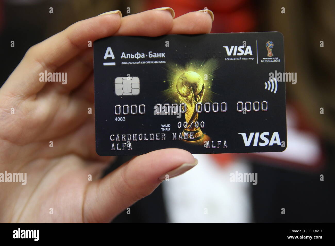 Moscou Russie 13 Avr 17 Une Carte Bancaire De La Coupe Du Monde De La Fifa 18 En Russie Publie Par Alfa Bank Credit Dmitry Serebriakov Tass Alamy Live News Photo Stock Alamy Moscou Russie 13 Avr 17 Une Carte Bancaire De La Coupe Du Monde De La Fifa 18 En Russie Publie Par Alfa Bank Credit Dmitry Serebriakov Tass Alamy Live News Photo Stock Alamy
