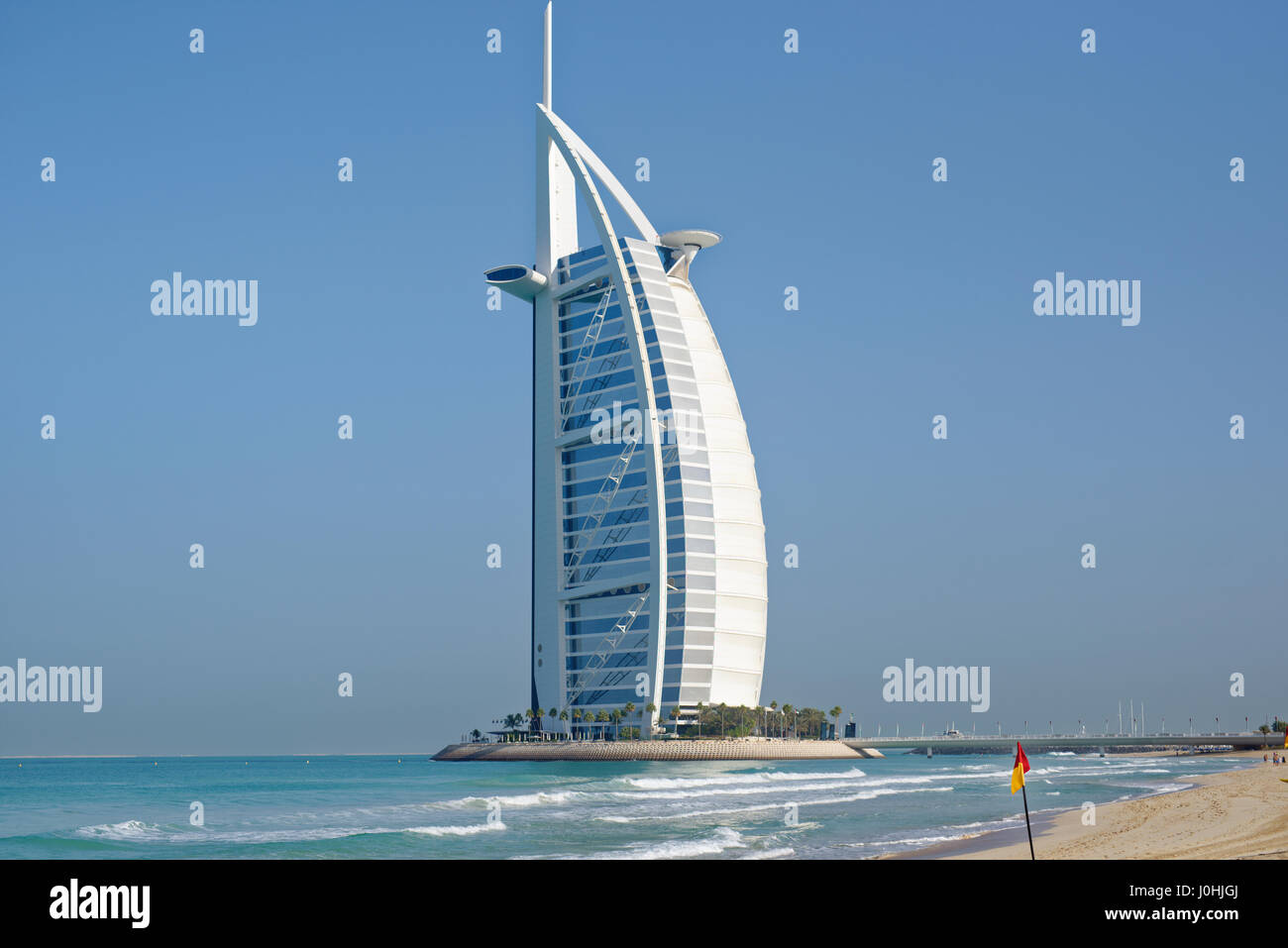 Burj Al Arab à Dubaï, Émirats arabes unis Banque D'Images