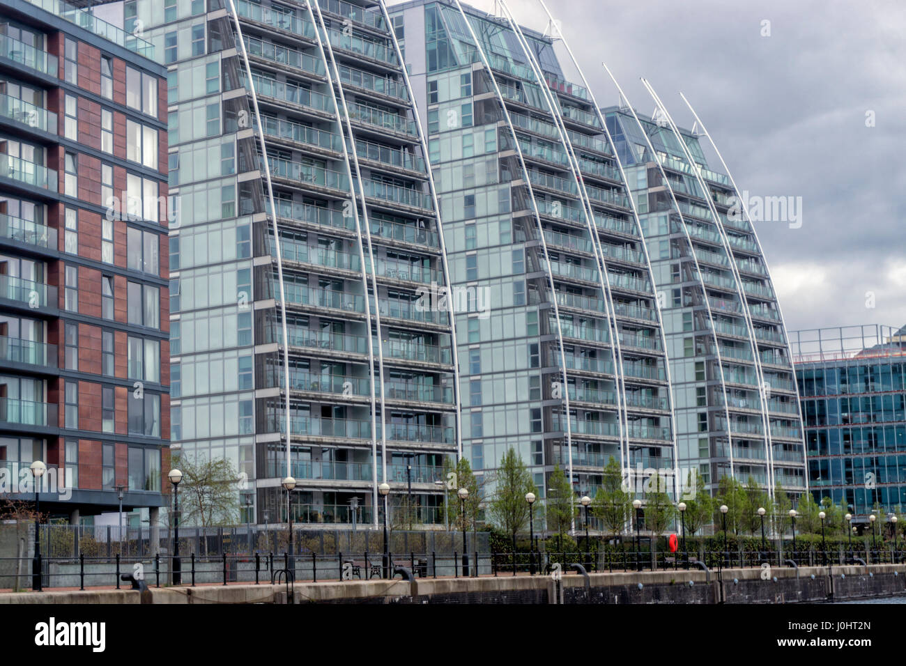 Media City, Manchester, Architecture Banque D'Images