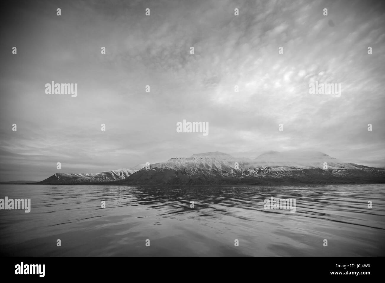 Longyearbyen Svalbard en Norvège Banque D'Images