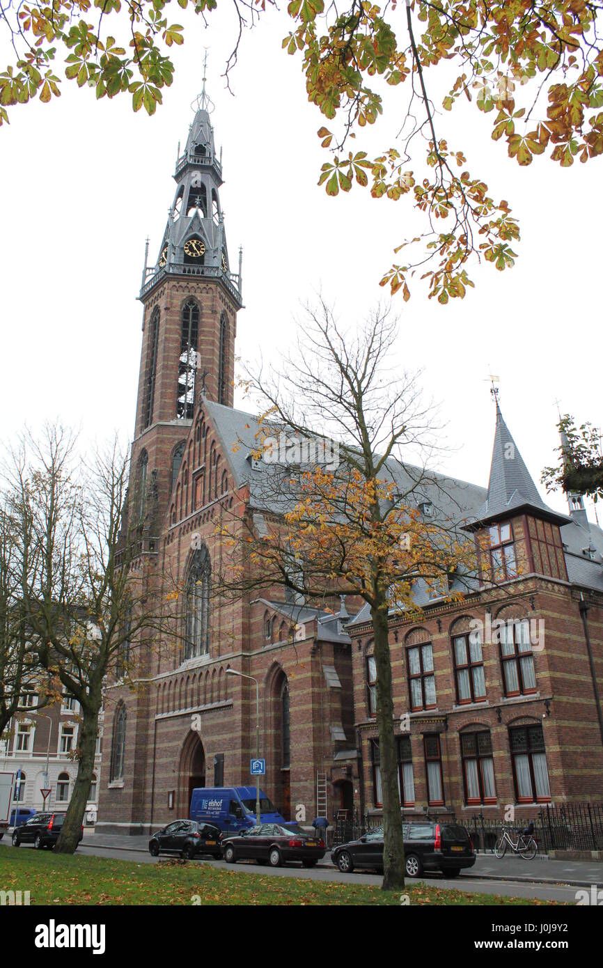 La Cathédrale Saint Joseph (Sint Jozef kathedraal), la cathédrale du diocèse catholique romain de Groningen, Groningen, Pays-Bas. Banque D'Images