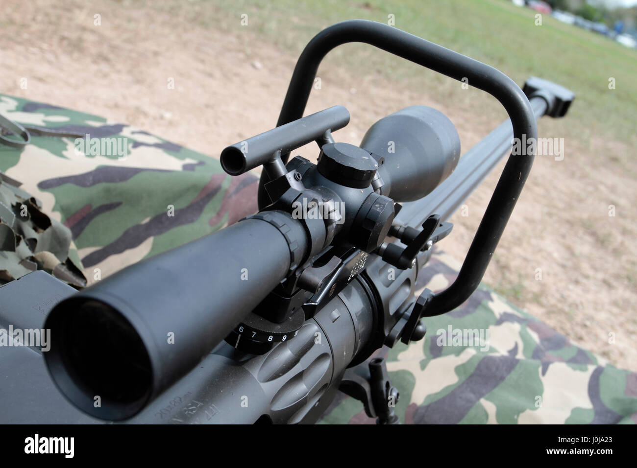 Fusil de Sniper portée Banque D'Images