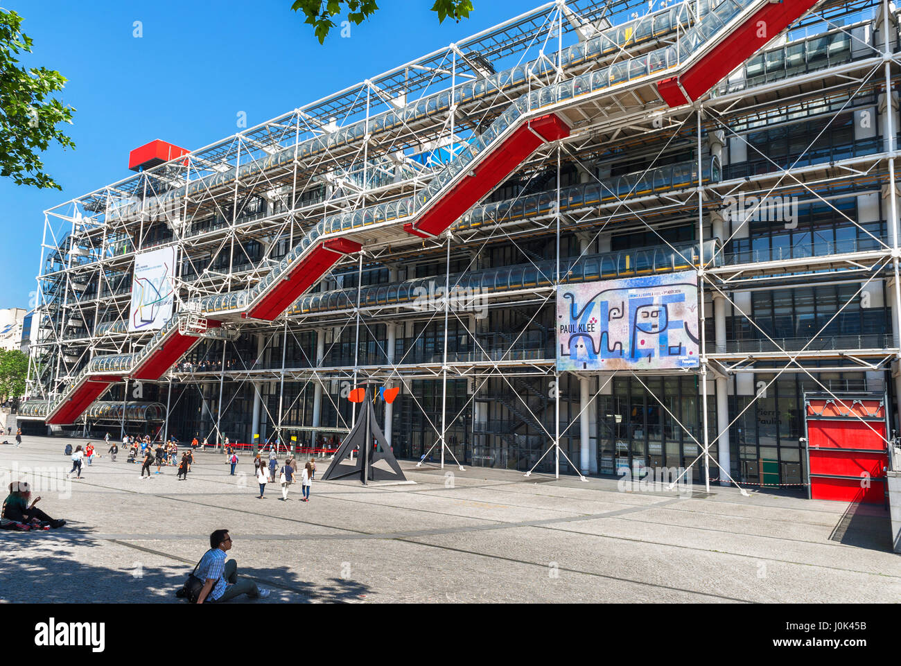 Centre Georges Pompidou Banque D'Images