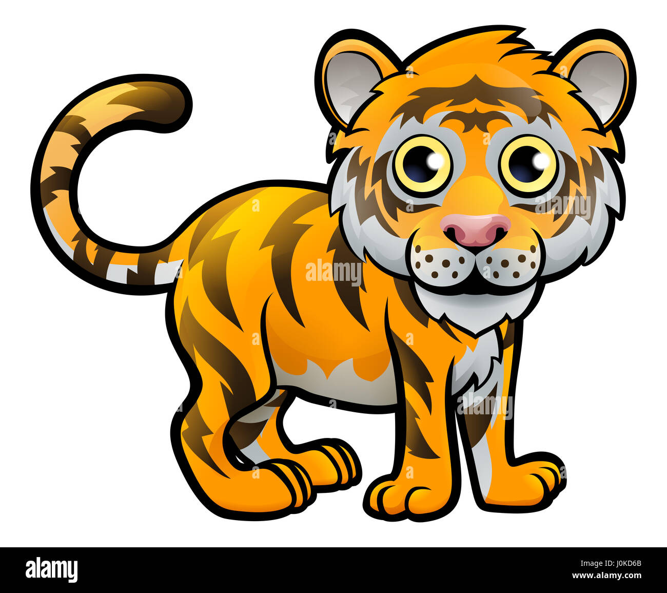 Un personnage animaux safari tigre Banque D'Images