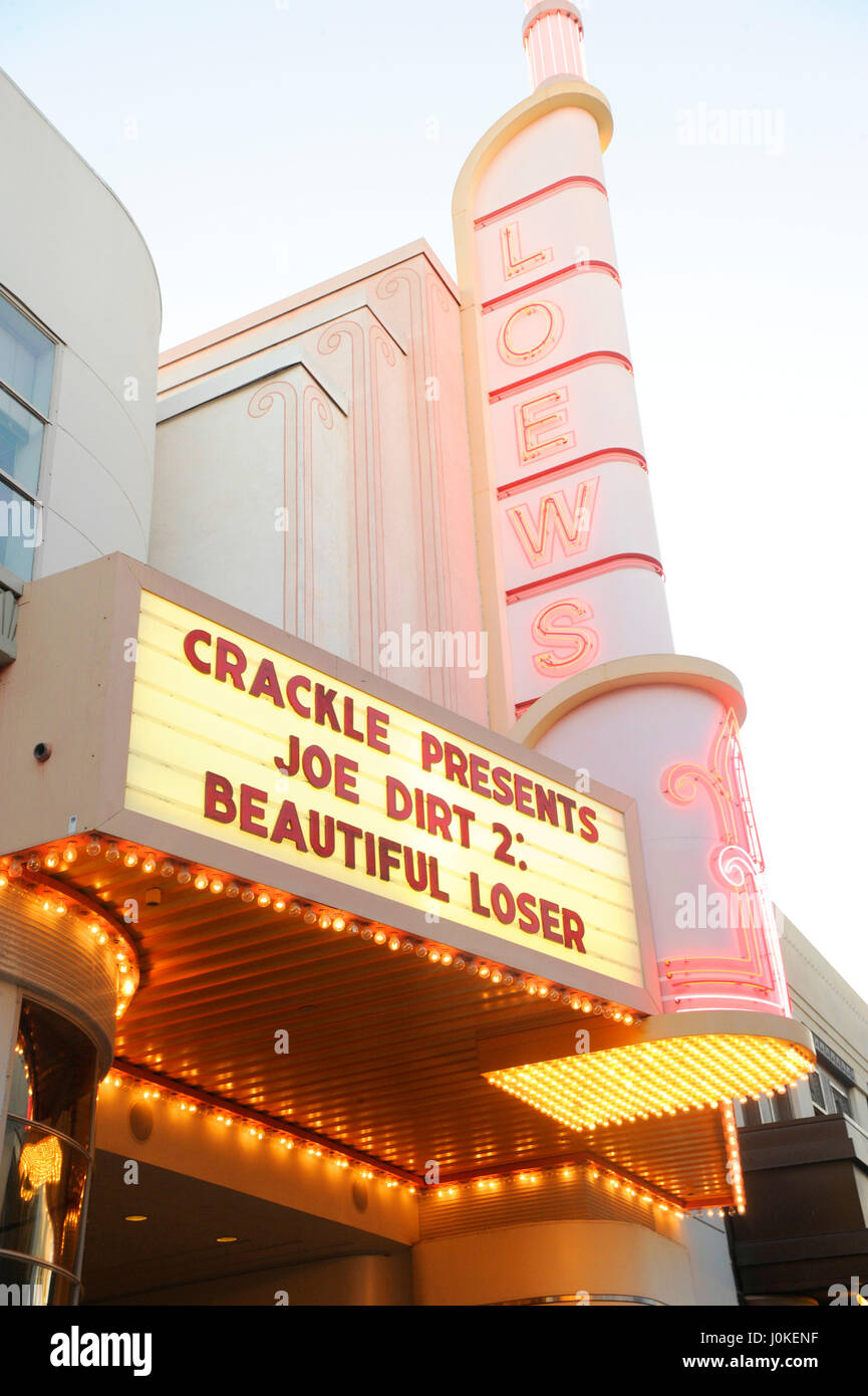 Lettre enseigne à la Joe Dirt 2 : Beautiful Loser premiere hosted by grésille sur Sony Studios le 24 juin 2015 à Los Angeles, Californie. Banque D'Images