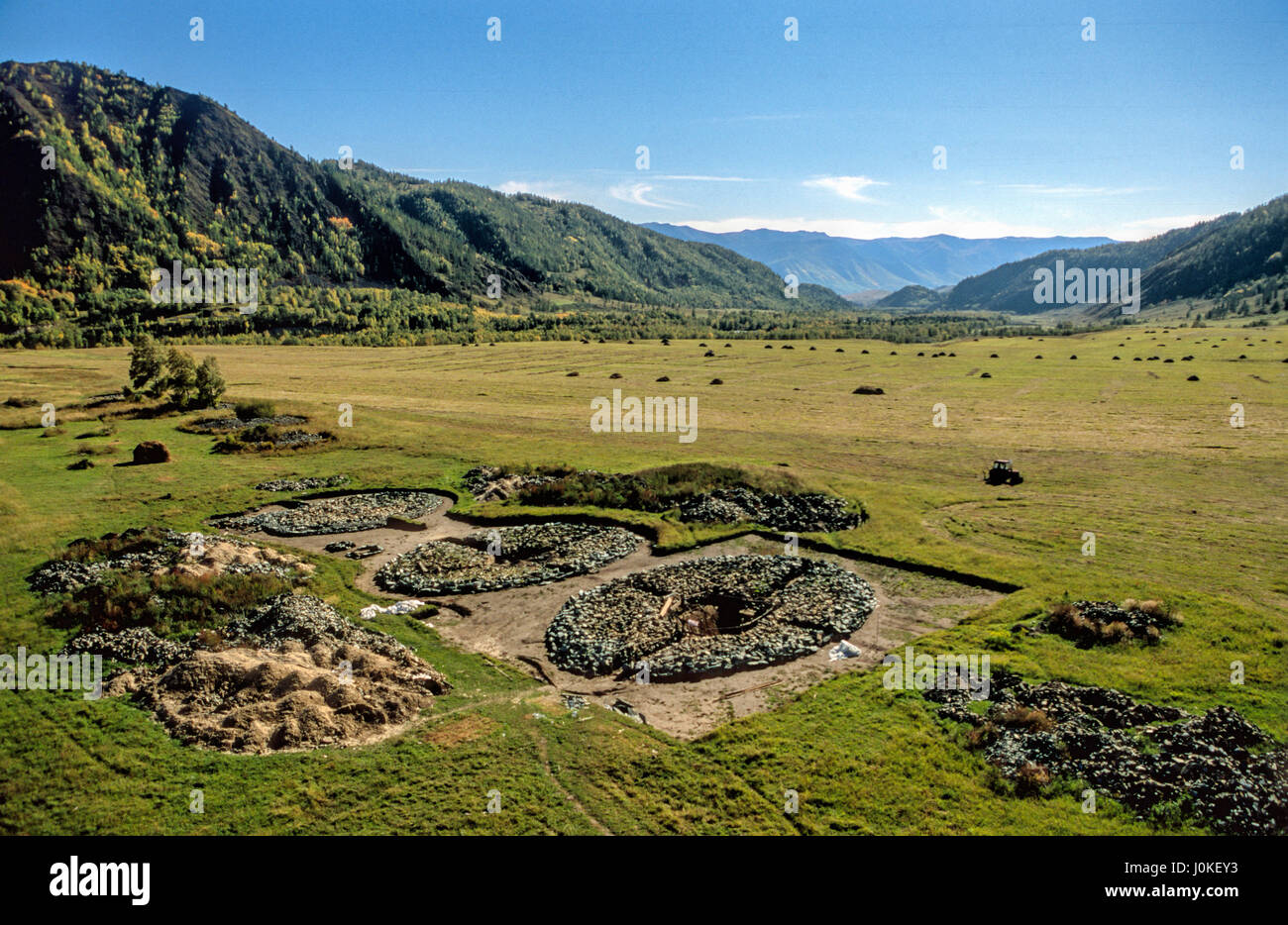 (Impériale) tsariste valley. Kazakhstan Banque D'Images