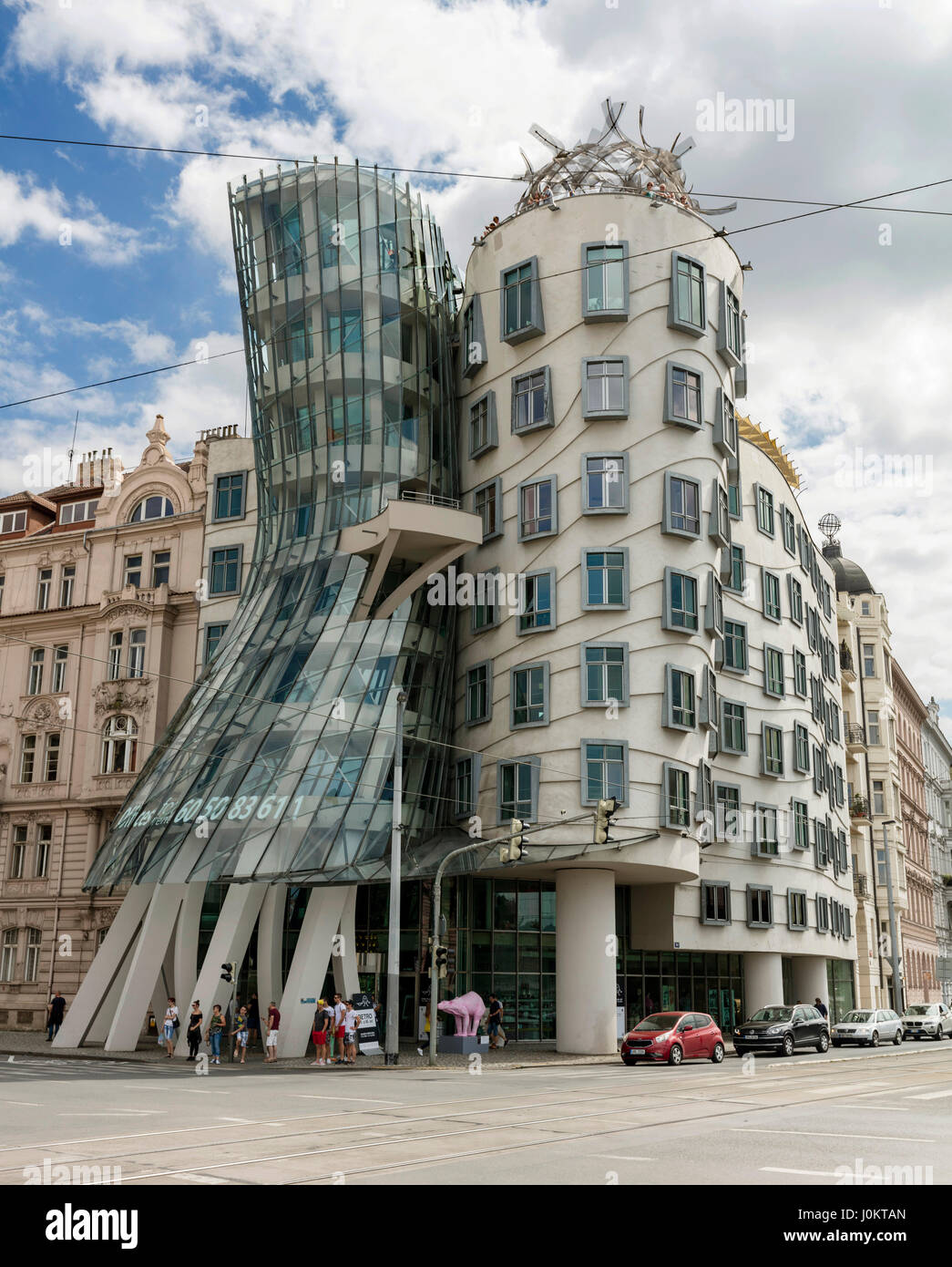 Maison Dansante, dum Tančící, Prague, République Tchèque Banque D'Images