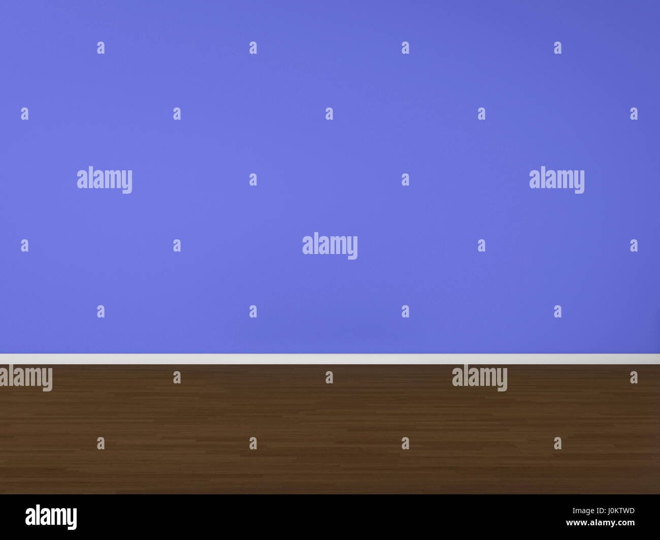 Mur de rendu 3D et plancher de bois maquette, illustration intérieur Banque D'Images