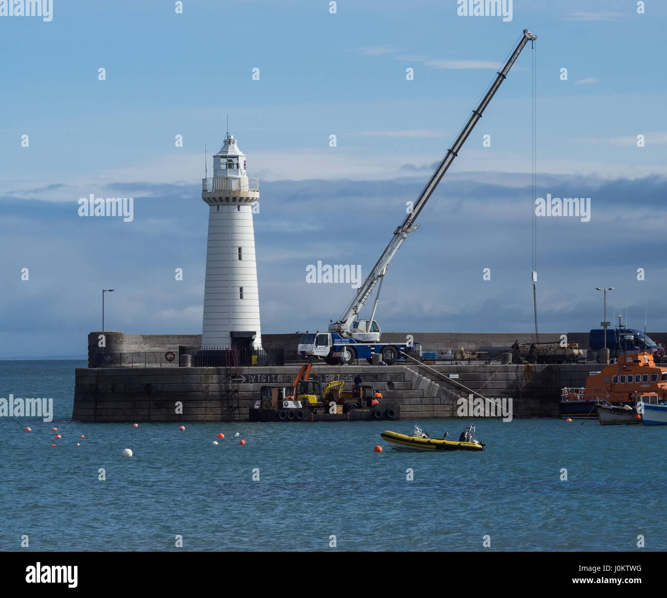 Phare de Donaghadee Banque D'Images
