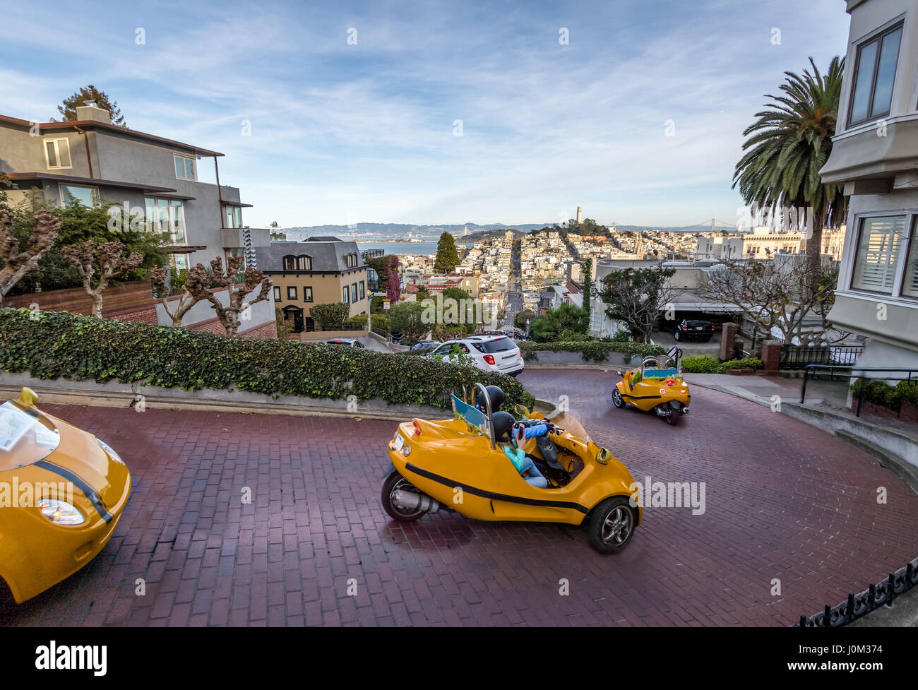 Lombard Street - San Francisco, California, USA Banque D'Images