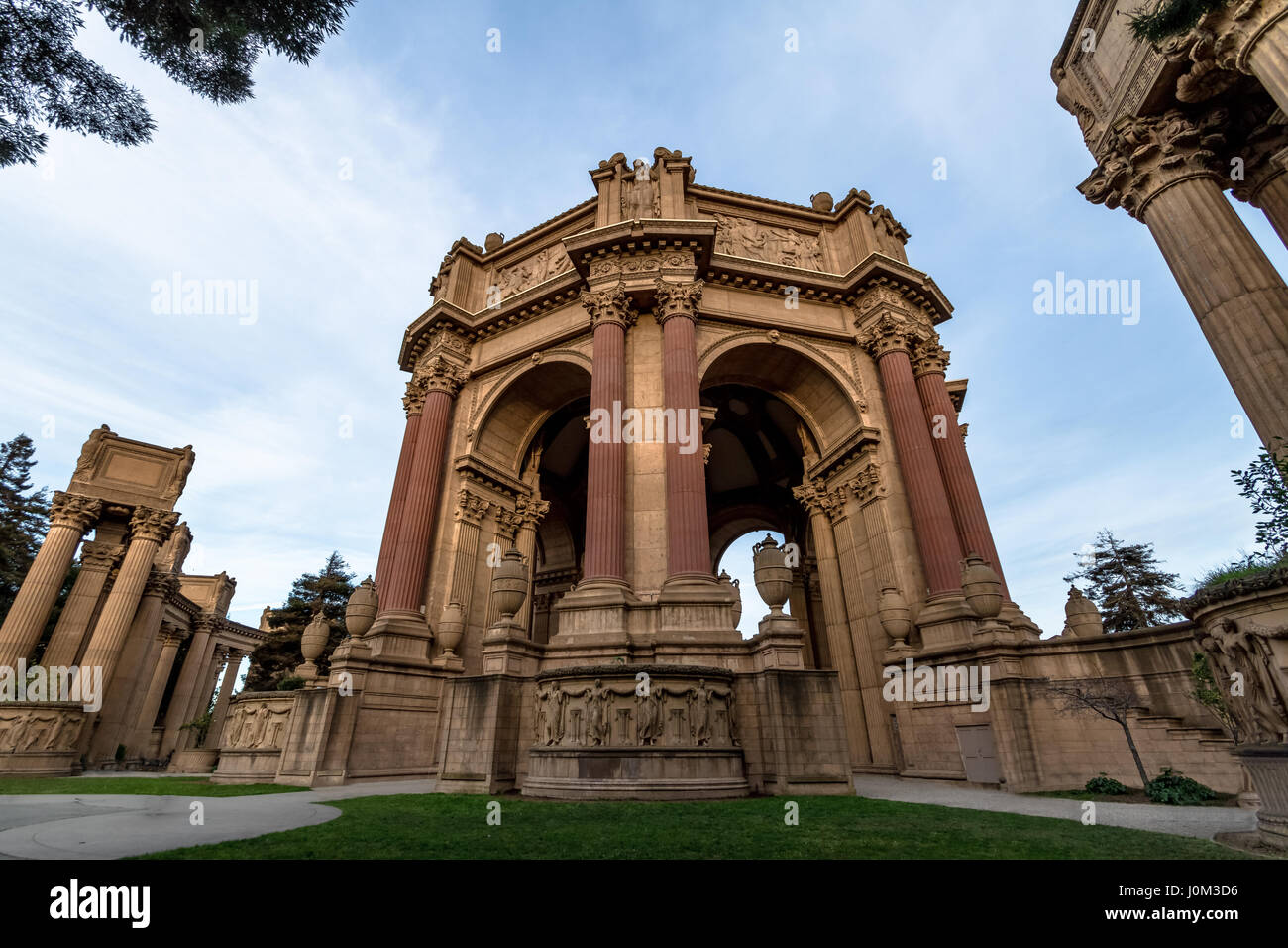 Le Palais des Beaux Arts - San Francisco, California, USA Banque D'Images