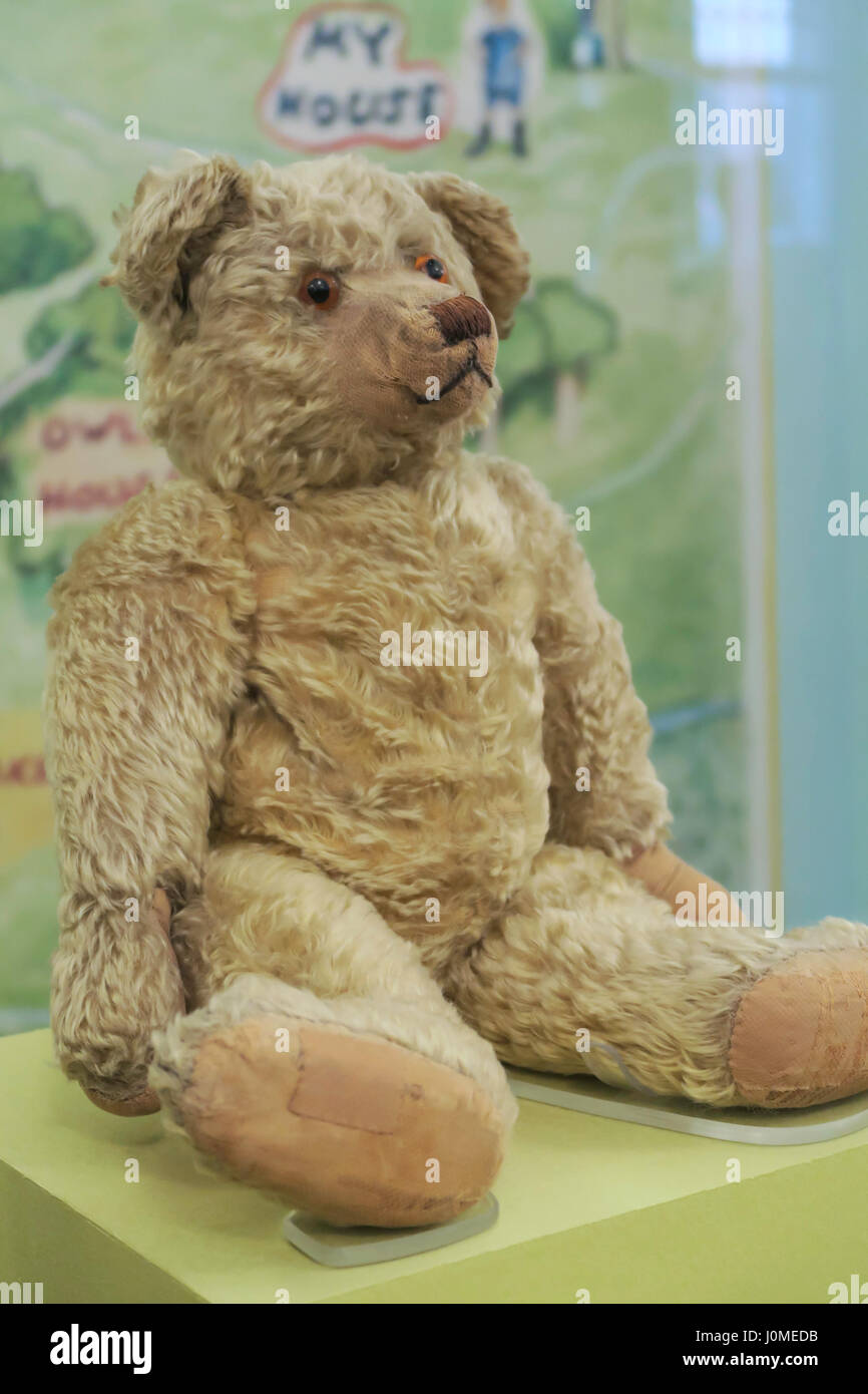 Winnie-the-Pooh Afficher, Children's Library, New York Public Library, NEW YORK Banque D'Images