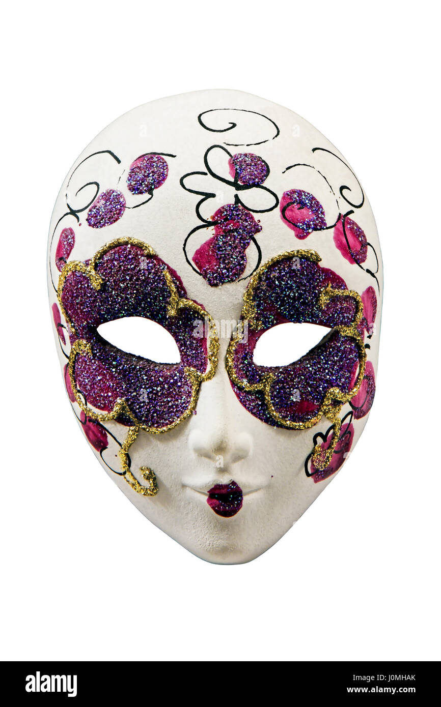 Petit masque de Venise traditionnels Banque D'Images