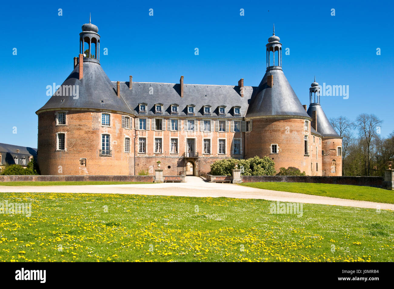 Château de Saint-Fargeau, Yonne, Bourgogne, France Banque D'Images