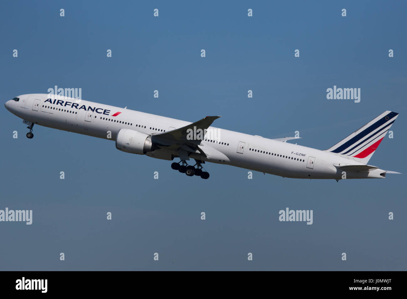 Boeing 777 d'Air France Banque D'Images