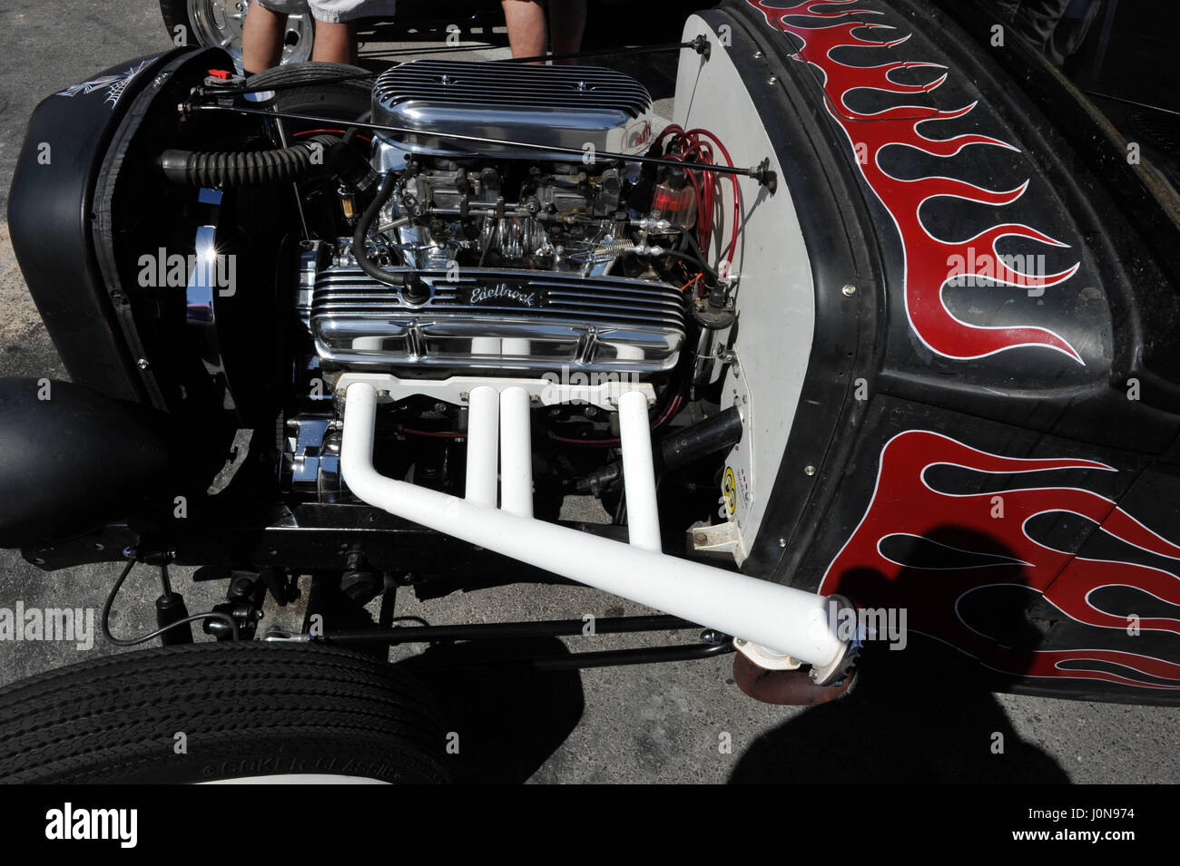 Las Vegas, Nevada, USA. 14 avr, 2017. Au cours de Viva Las Vegas Rockabilly Week-end Car Show à Orleans Hotel and Casino le 14 avril 2017. Photo : Marc Paulus Crédit : Marc Paulus/Alamy Live News Banque D'Images