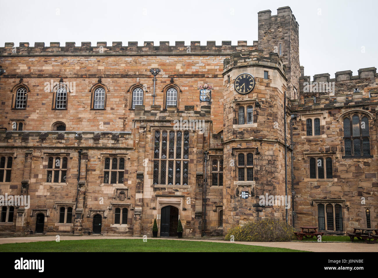 Château de Durham, Durham, Angleterre,UK, maintenant utilisé comme logement étudiants Banque D'Images