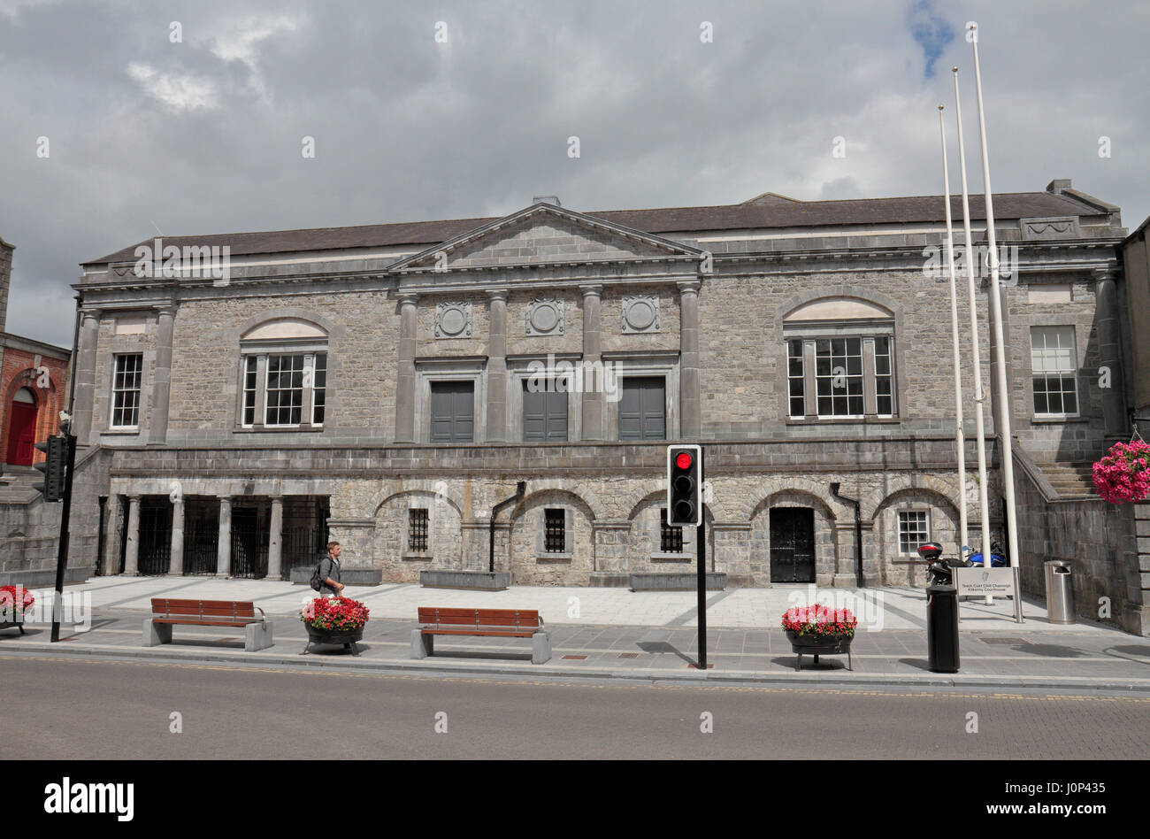 La Cour Chambre (Grace's vieux château) dans la ville de Kilkenny, comté de Kilkenny, Irlande, (Eire). Banque D'Images