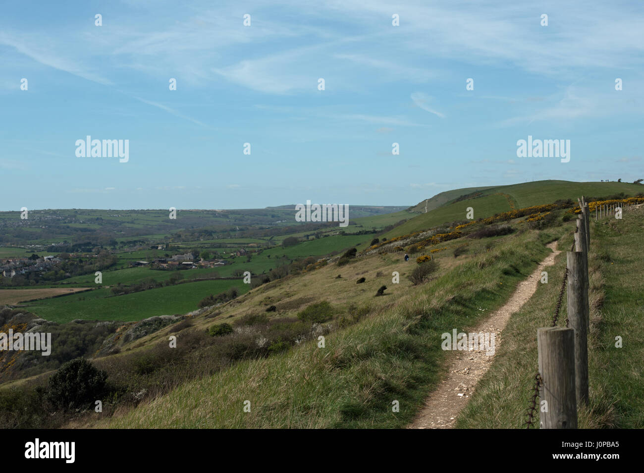 Ballard vers le bas, à l'île de Purbeck, Dorset. Banque D'Images