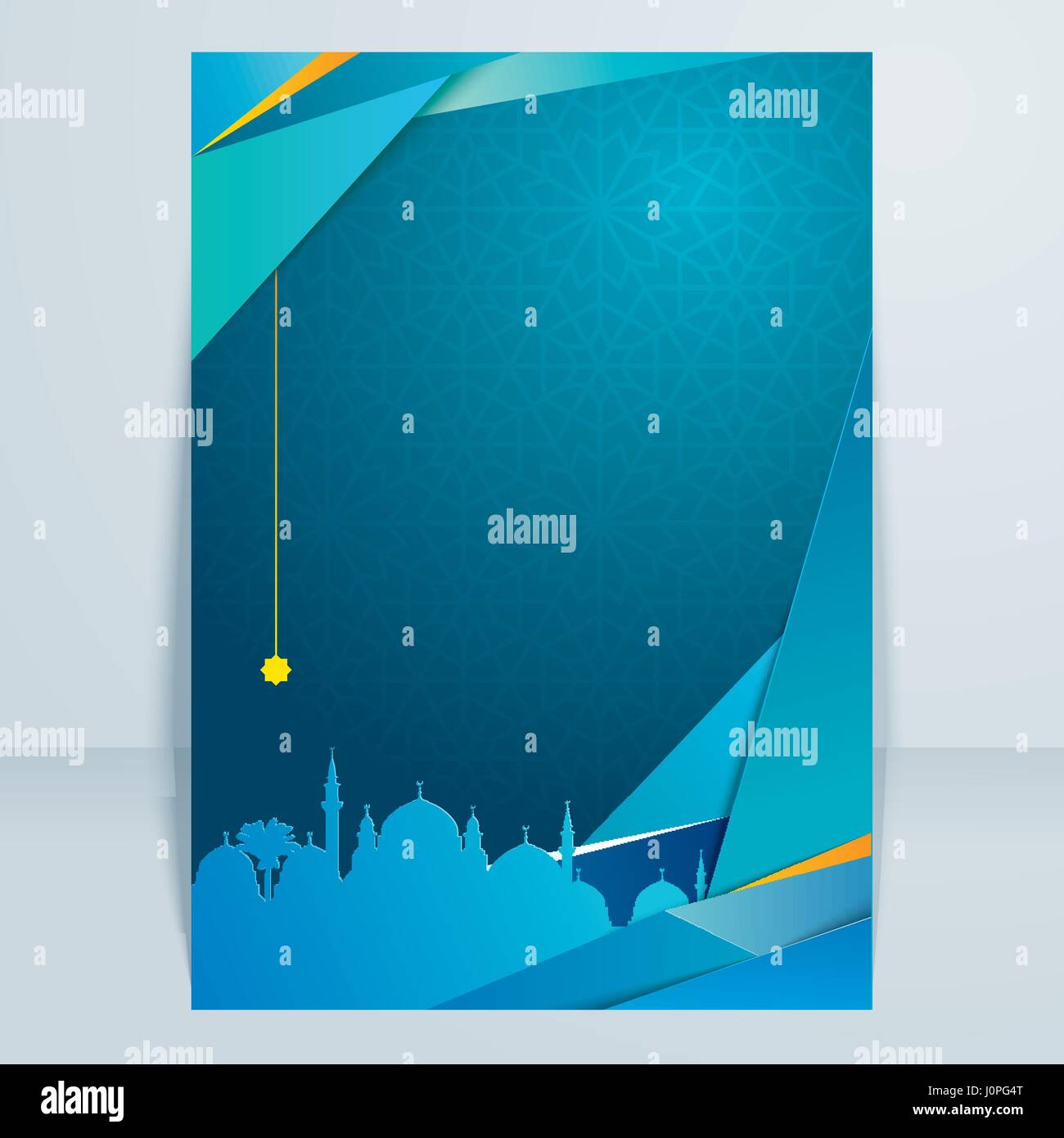 Arrière-plan modèle de conception islamique Illustration de Vecteur