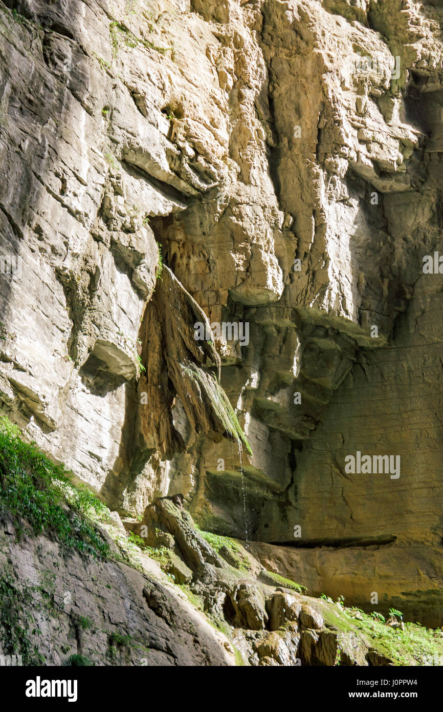 Chongqing, Chine, trois ponts naturels, Wulong ancien pont naturel Scenic Area, Wulong National Park, célèbre vallée en Chine Banque D'Images