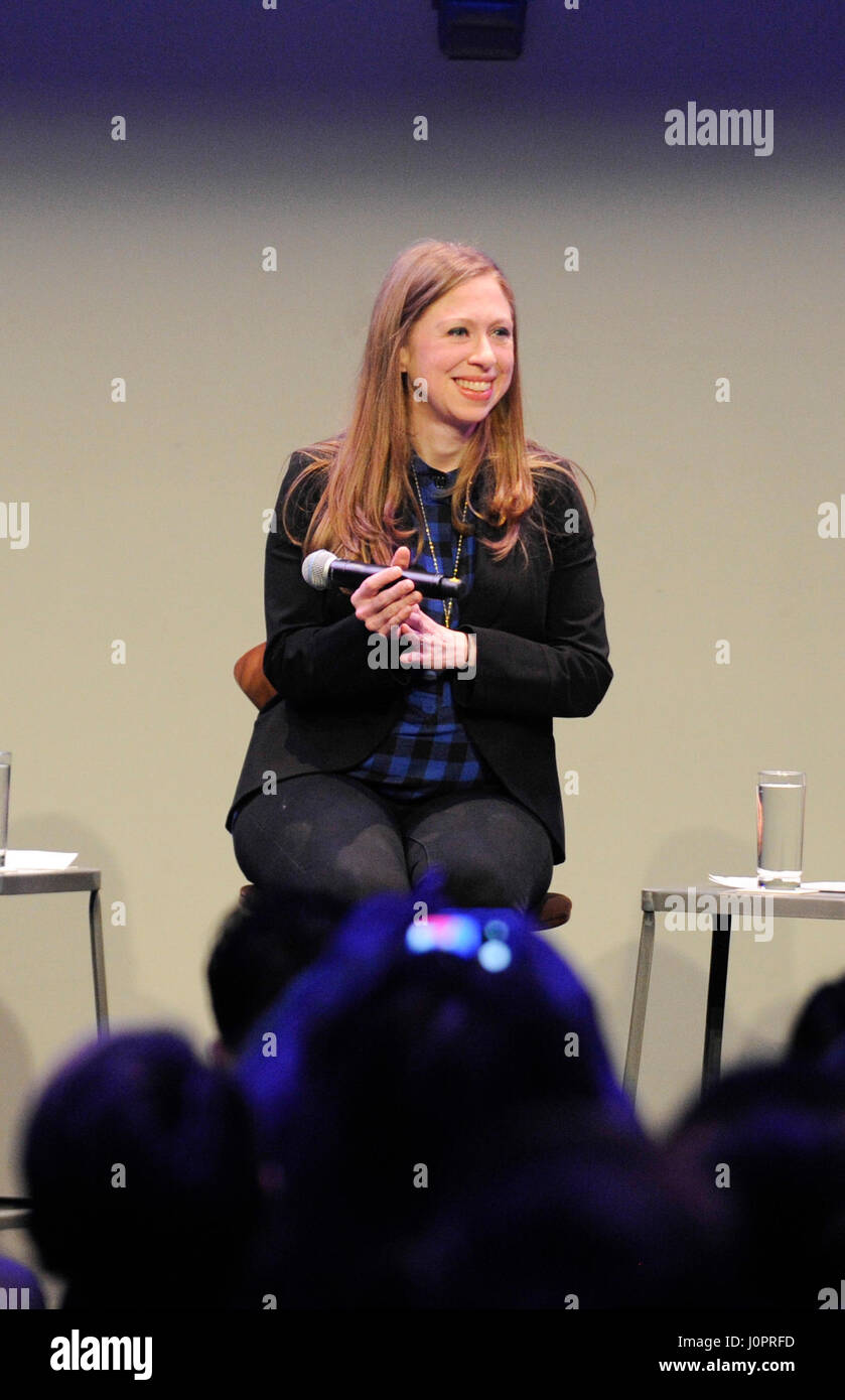 Chelsea Clinton à NeueHouse le 20 mars 2016 à Los Angeles, Californie. Banque D'Images