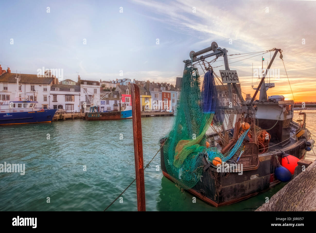 Vieux Port, Weymouth, Dorset, England, UK Banque D'Images