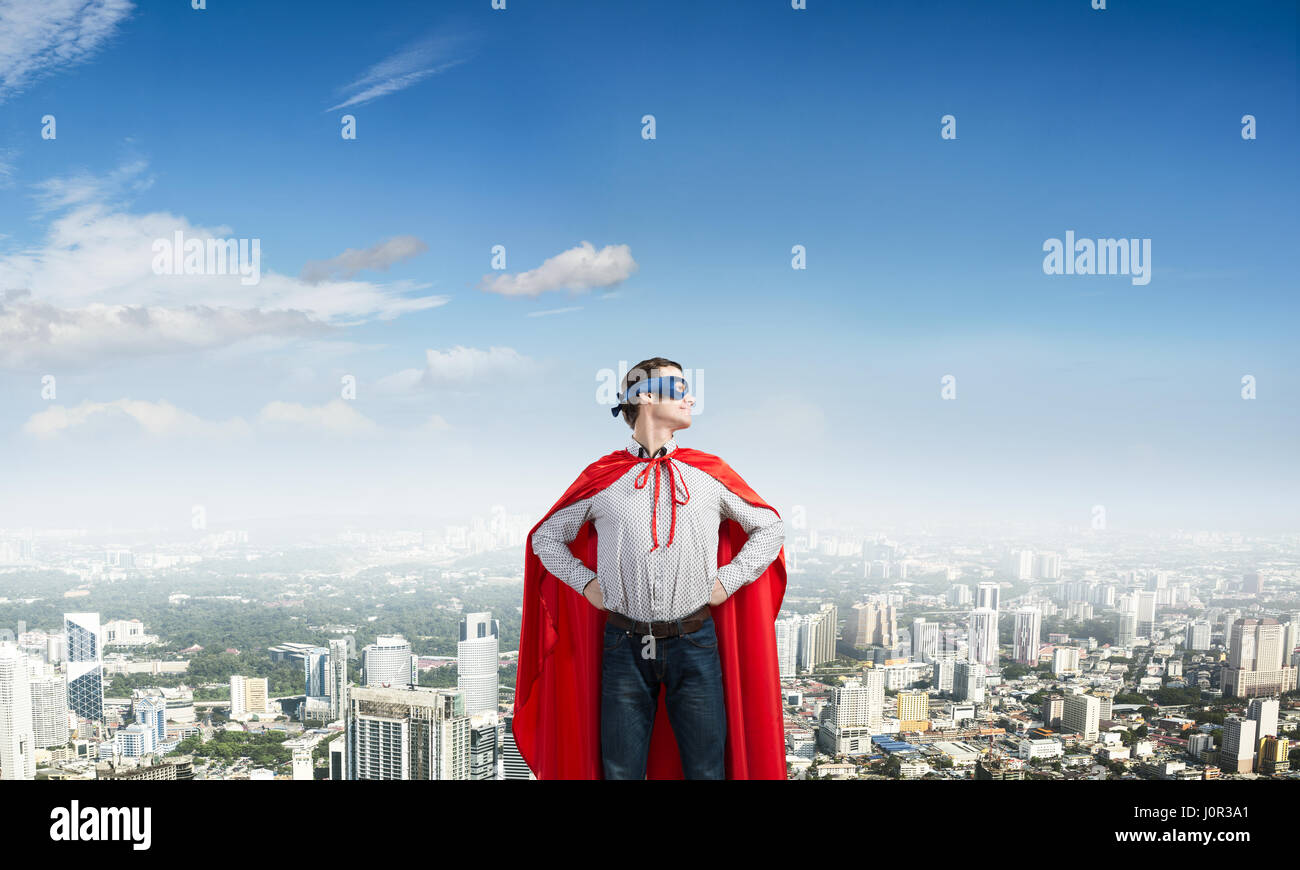 Certains super héros Banque D'Images