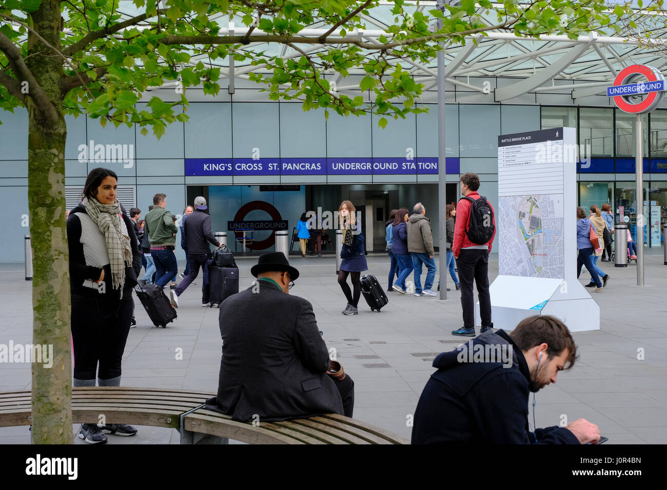 King's Cross St Pancras Banque D'Images