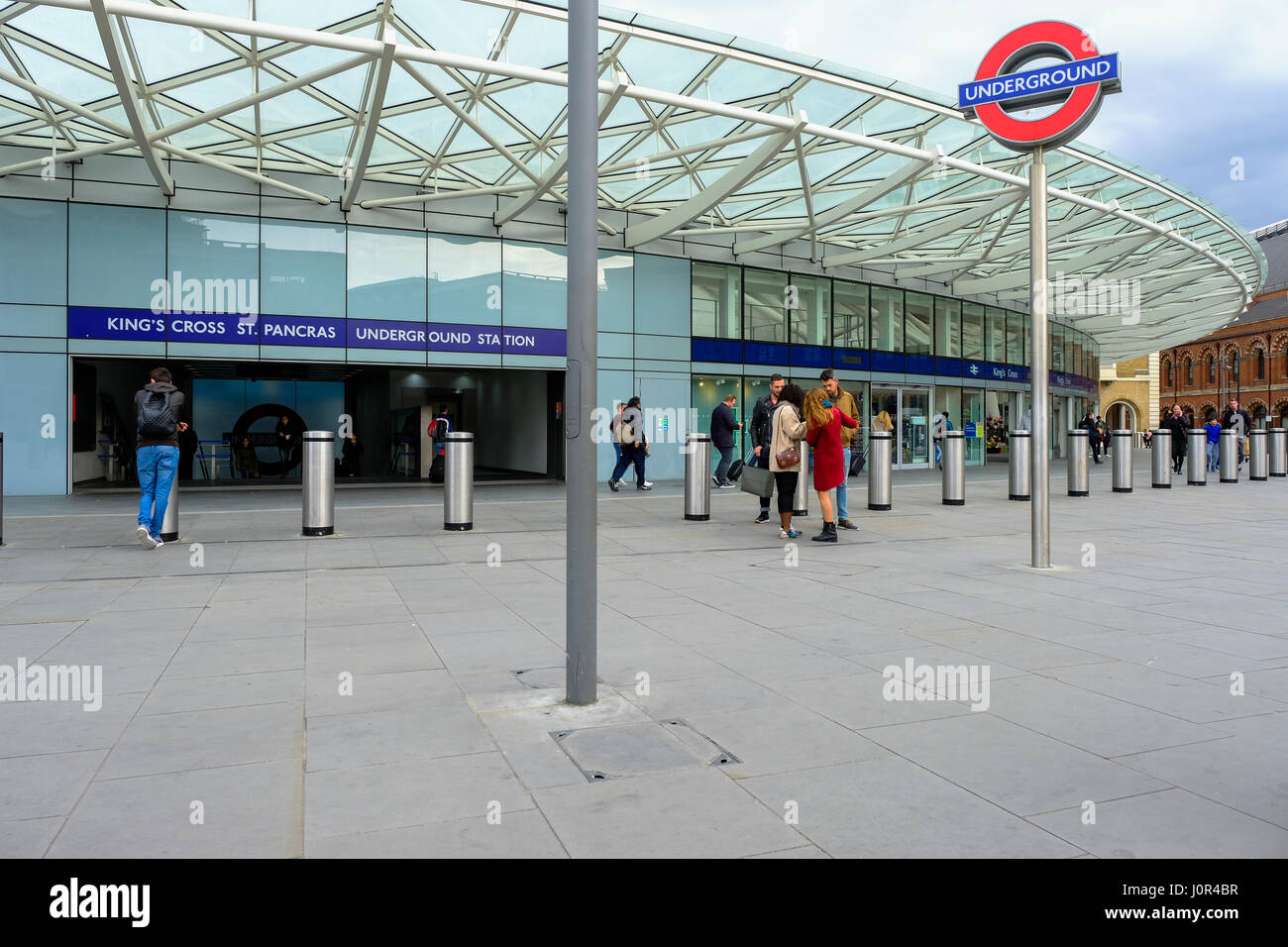 King's Cross St Pancras Banque D'Images
