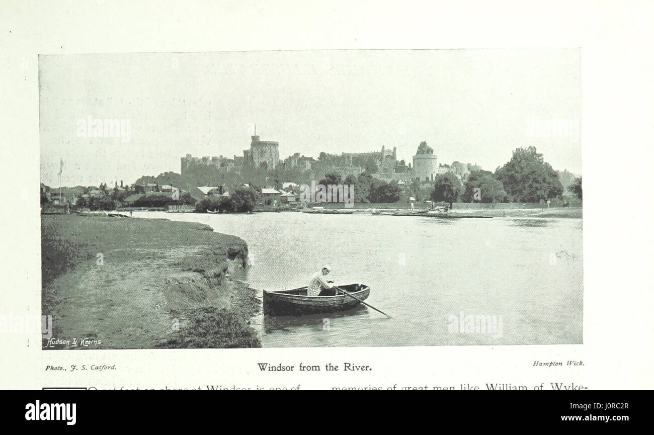 Cette œuvre met en valeur la beauté de la rivière Thames, illustrant son voyage panoramique de Richmond à Oxford. Les paysages pittoresques, les monuments historiques et les charmants villages riverains sont capturés en détail, offrant une exploration visuelle de l'importance culturelle et naturelle de la rivière. Banque D'Images