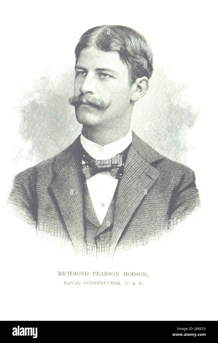 Le naufrage du "Merrimac" : une narration personnelle de l'aventure dans le port de Santiago de Cuba, le 3 juin 1898, et de l'emprisonnement des survivants. [Avec illustrations.] Banque D'Images