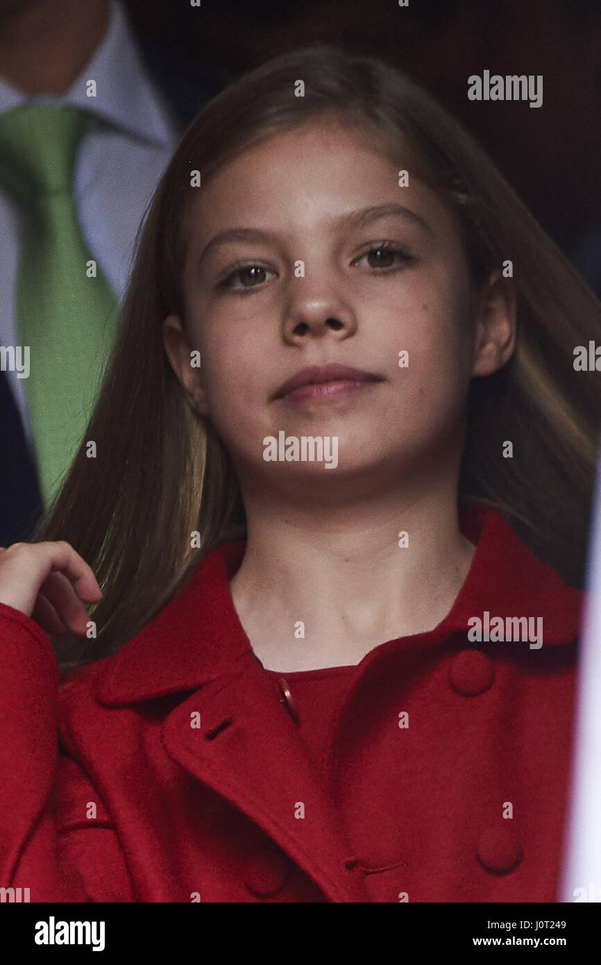 Palma, Baléares, Espagne. Apr 16, 2017. Princesse Sofia a assisté à la messe de Pâques à la cathédrale de Palma de Majorque le 16 avril 2017 à Palma de Majorque, Espagne. Crédit : Jack Abuin/ZUMA/Alamy Fil Live News Banque D'Images