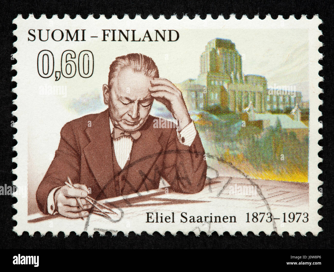 Timbre finlandais Banque D'Images
