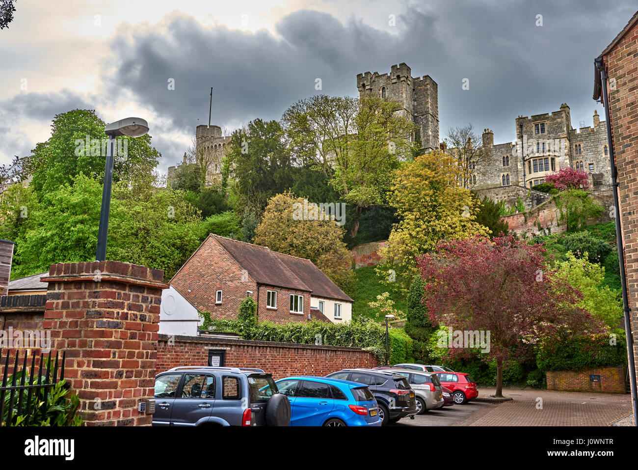 Le Château de Windsor est une résidence royale à Windsor dans le comté anglais du Berkshire Banque D'Images