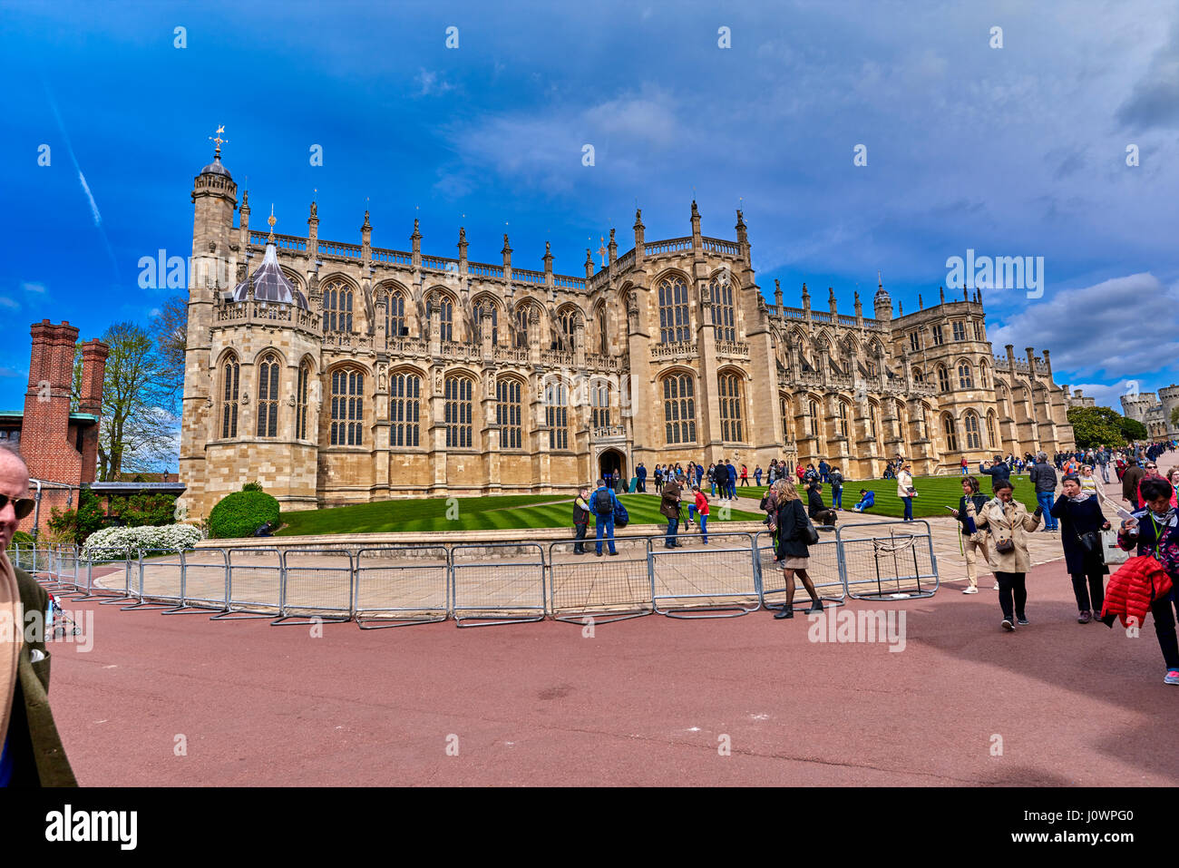 Le Château de Windsor est une résidence royale à Windsor dans le comté anglais du Berkshire Banque D'Images