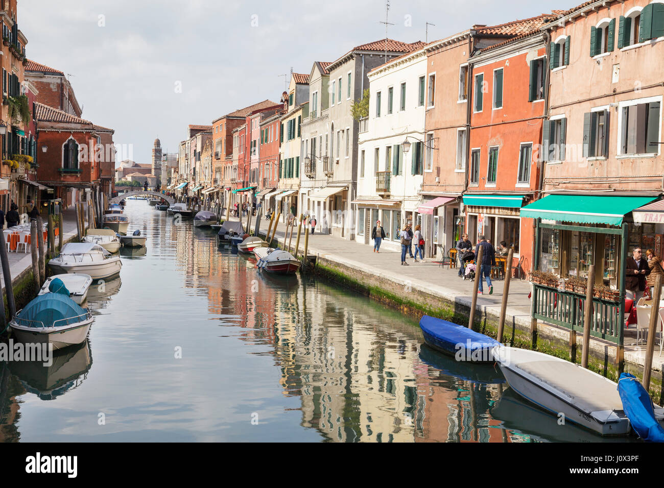 Fondamenta dei Vetrai, Murano, Veneto, Italie Banque D'Images