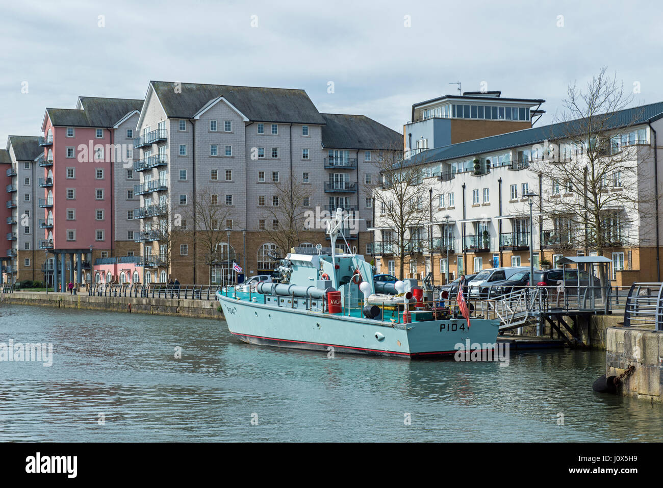 La marina de Portishead, dans le Somerset, à l'ouest de l'Angleterre Banque D'Images