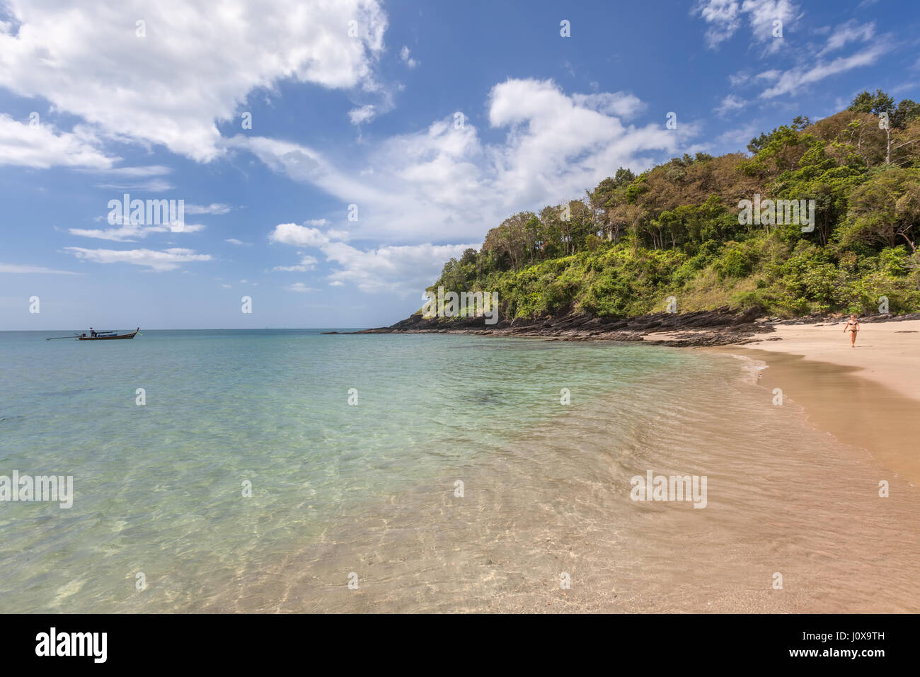 Nui Bay Beach sur Koh Lanta Yai, province de Krabi, Thaïlande, Asie du Sud-Est Banque D'Images